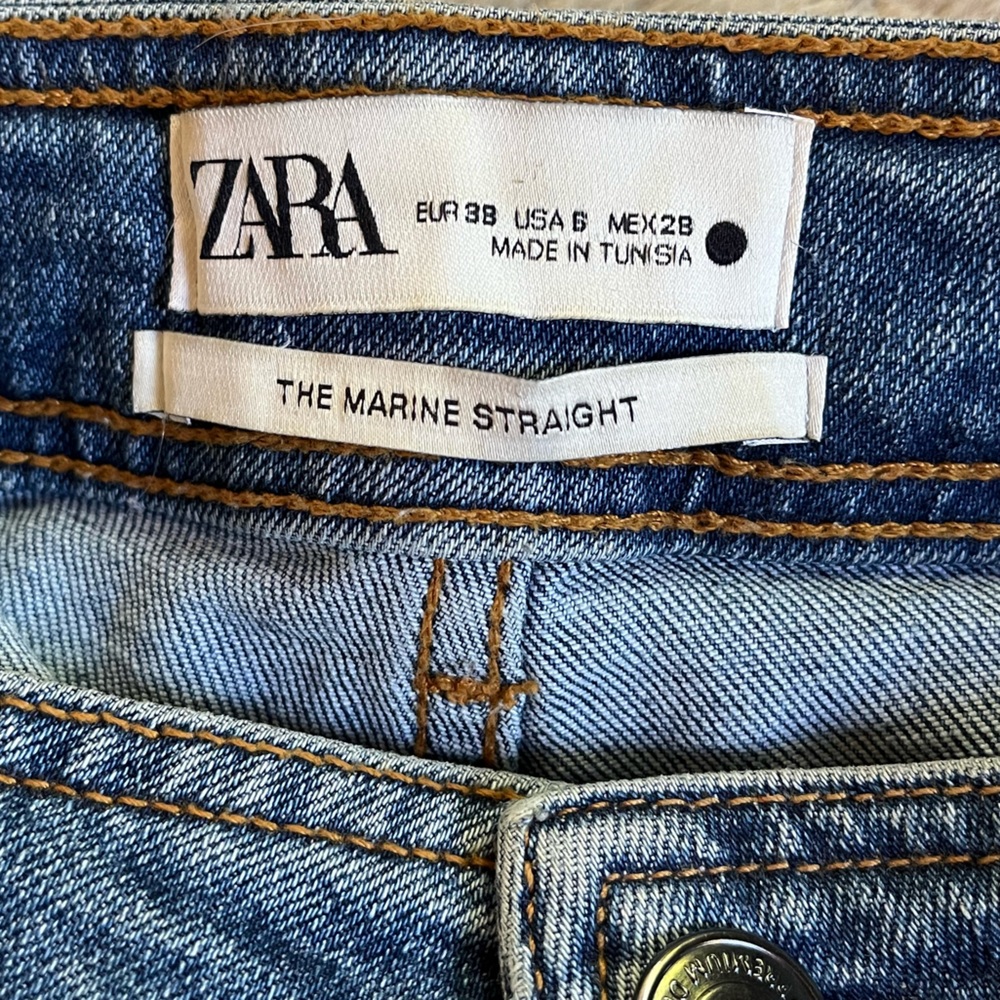 Zara The Marine Straight Jeans - Picture 9 of 13